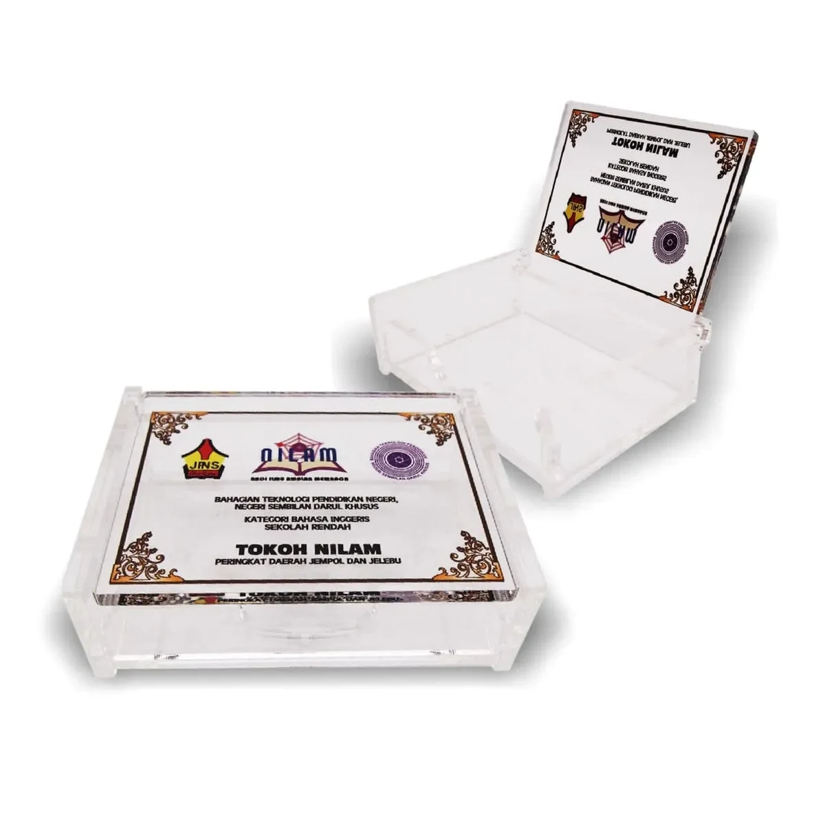 Exclusive Acrylic Name Card Box 001