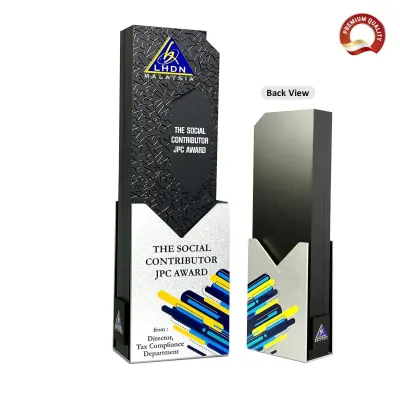 Square Honor Black Acrylic Award 1003