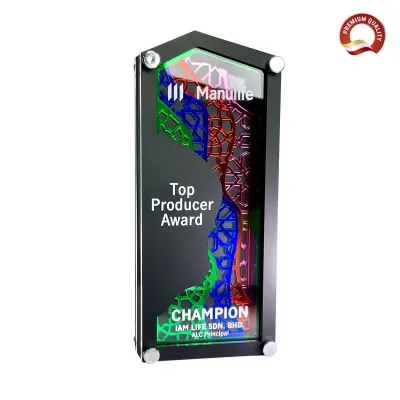 Square Honor Black Acrylic Award 1007
