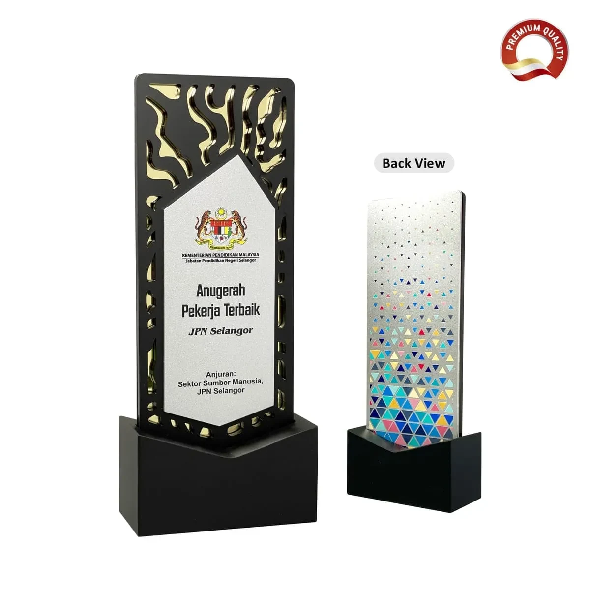 Square Honor Black Acrylic Award 1013