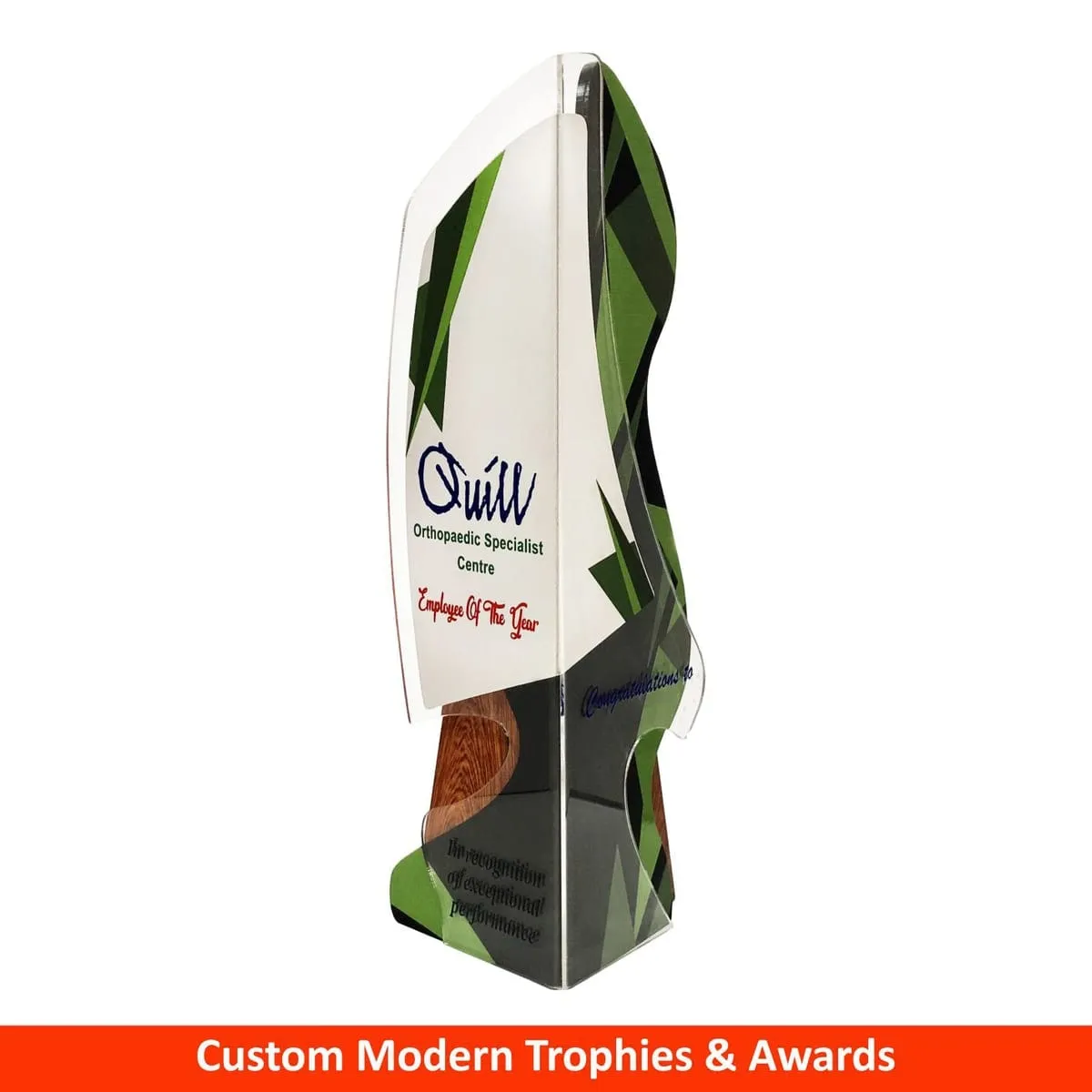 Custom Modern Trophies & Awards