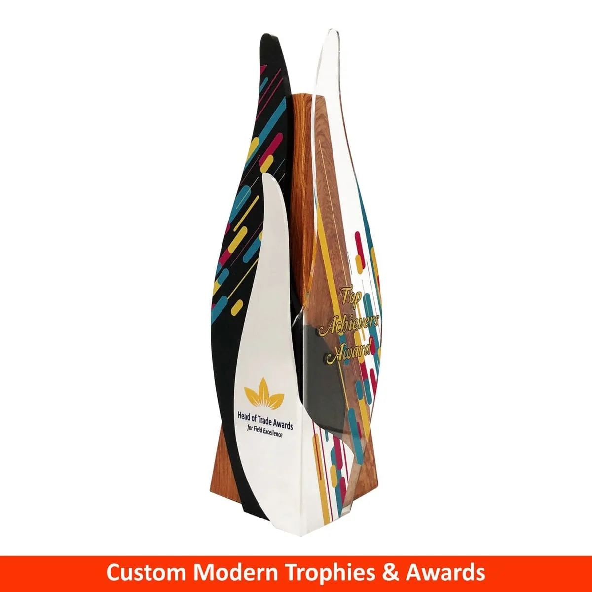 Custom Modern Trophies & Awards