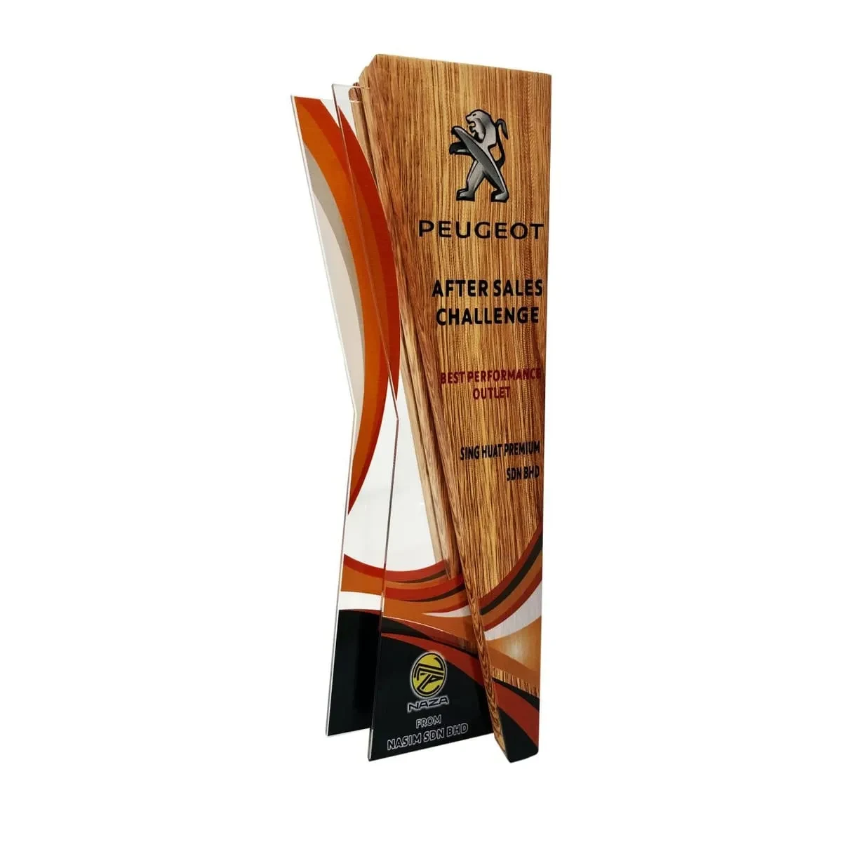 Wood Trophy 7437