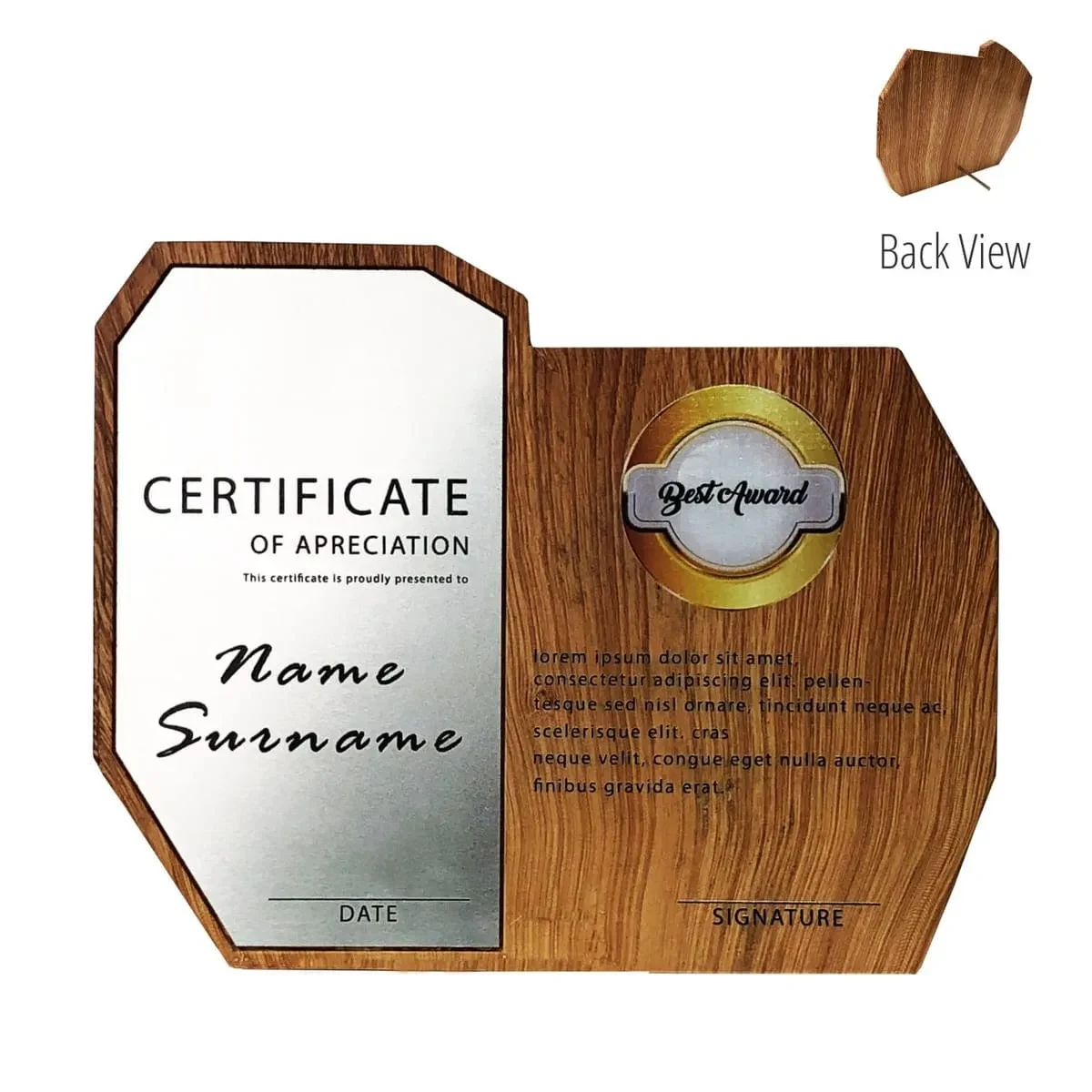 Wooden Plaque 7441