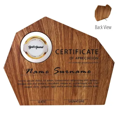Wooden Plaque 7442