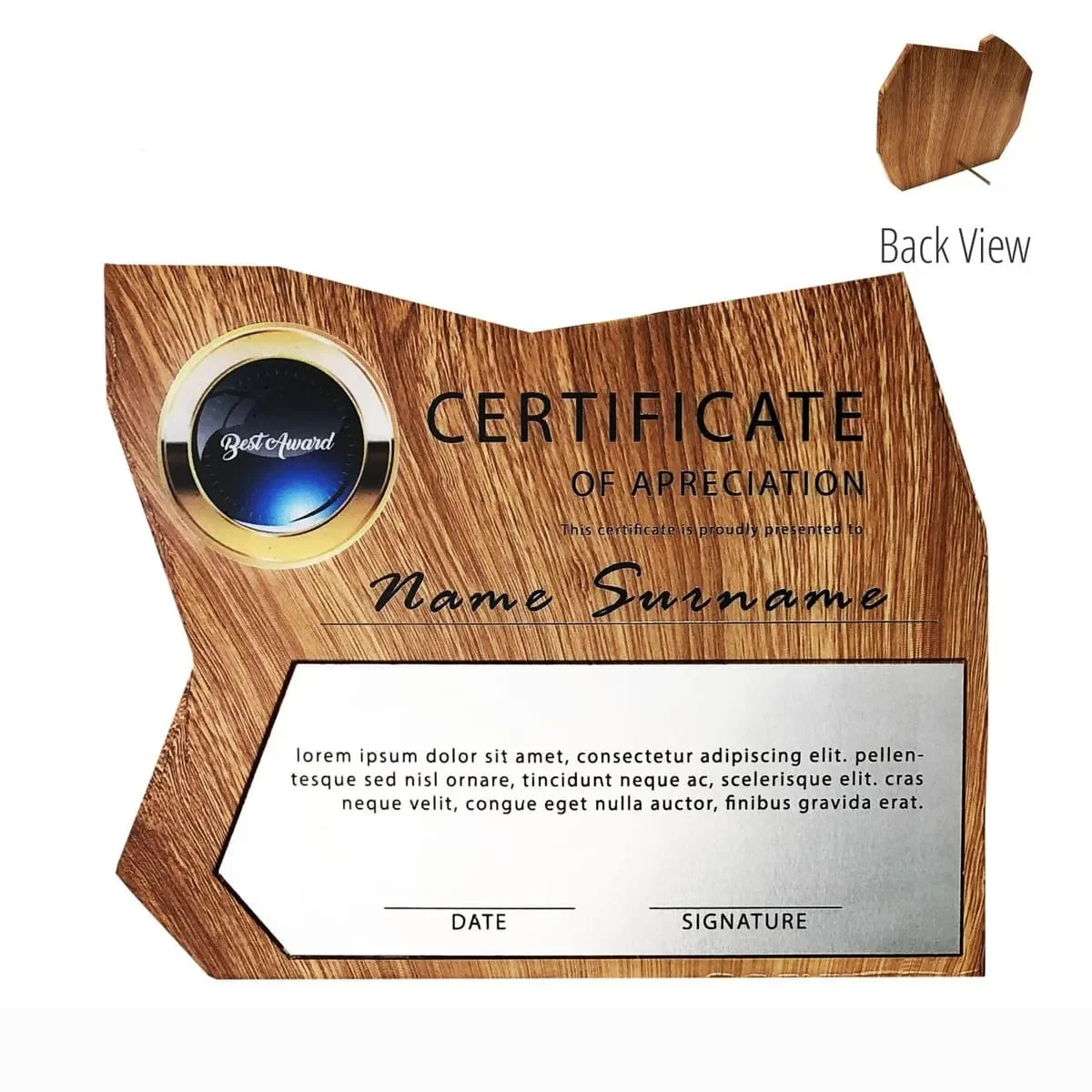 Wooden Plaque 7445