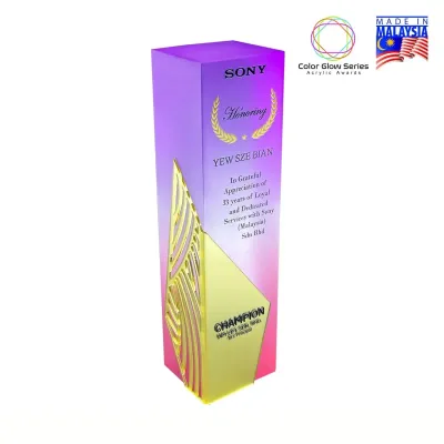Frost Color Glow Acrylic Award 1052