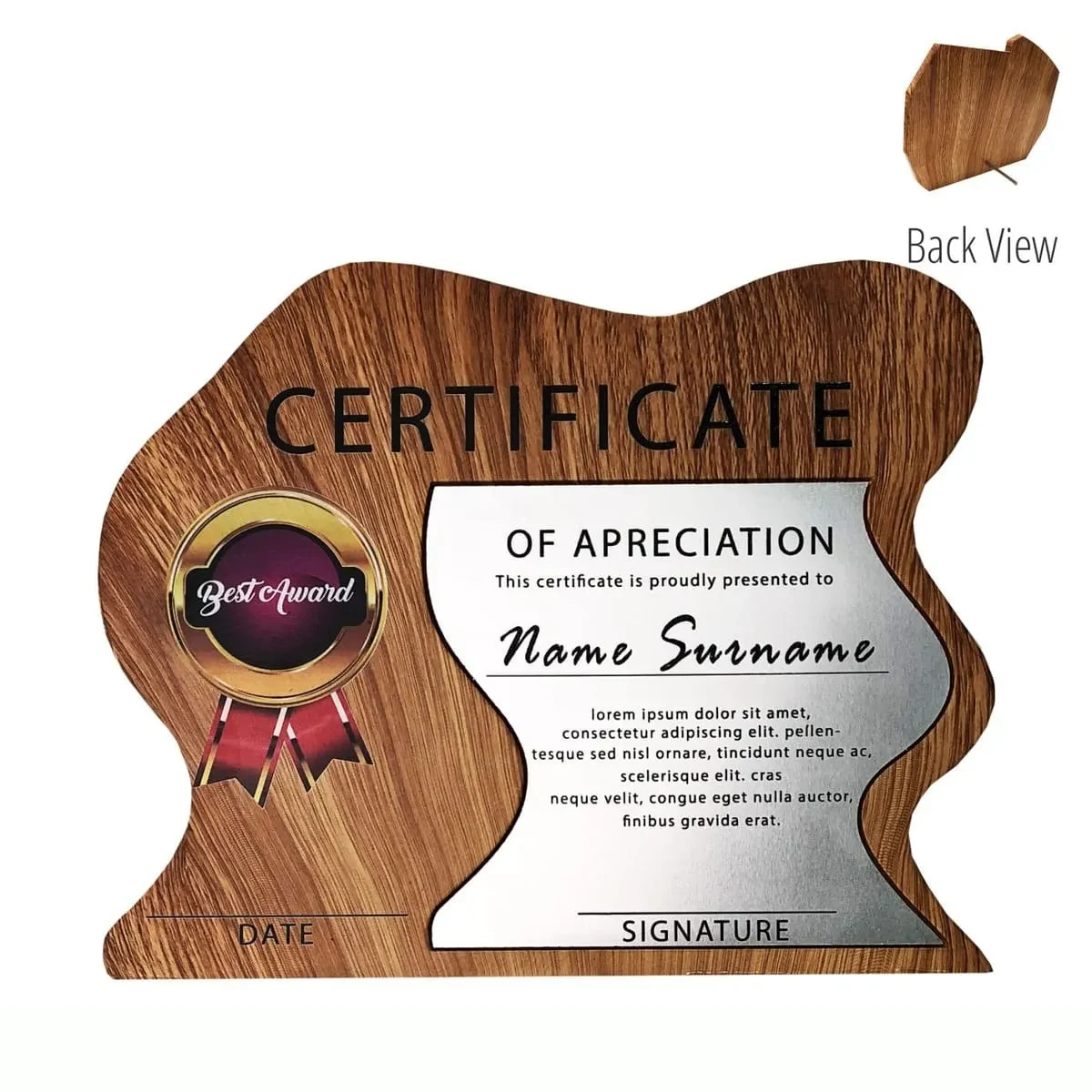 Wooden Plaque 7446