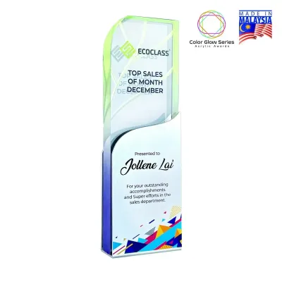 Color Glow Acrylic Award 1075