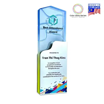 Color Glow Acrylic Award 1076