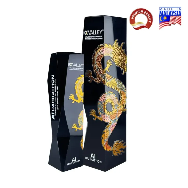 Square Honor Black Acrylic Award 1091 product image