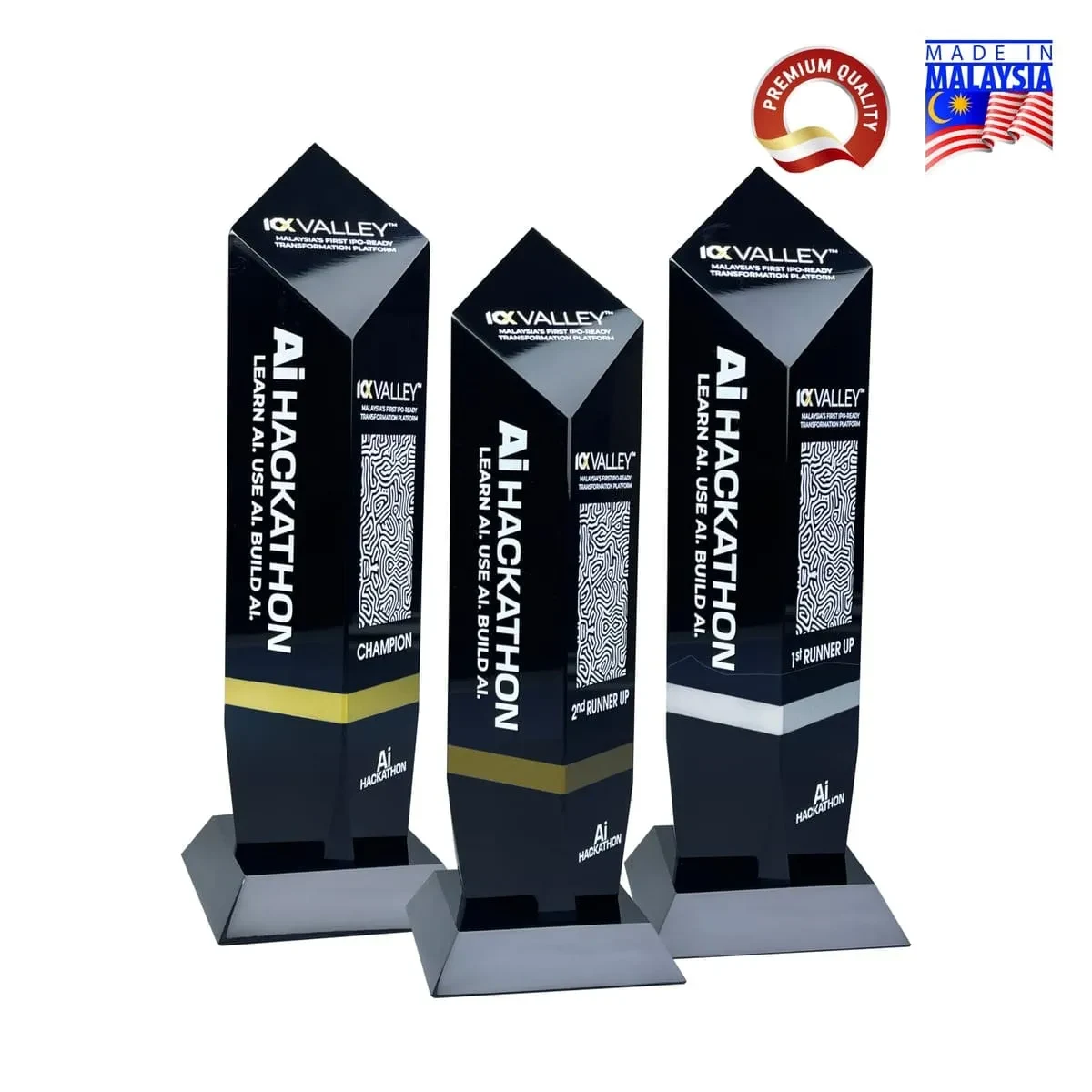 Square Honor Black Acrylic Award 1092