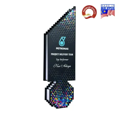 Square Honor Black Acrylic Award 1095