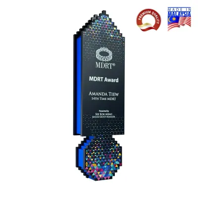 Square Honor Black Acrylic Award 1096