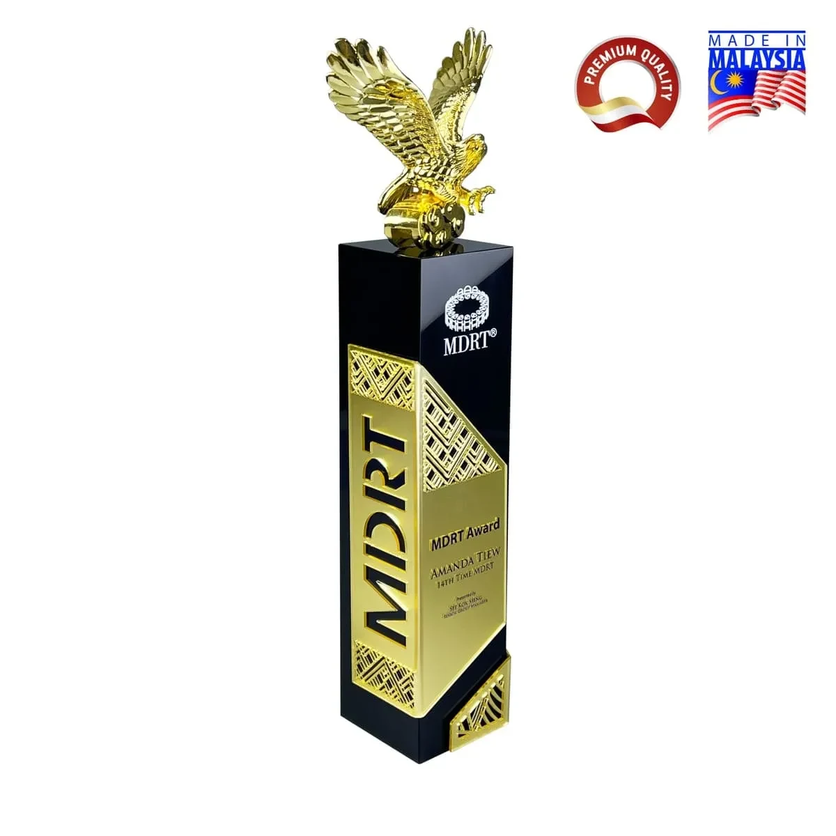 Square Honor Black Acrylic Award 1097