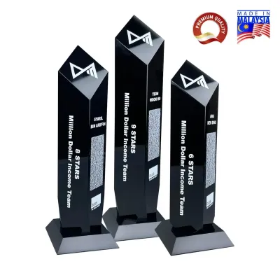 Square Honor Black Acrylic Award 1098