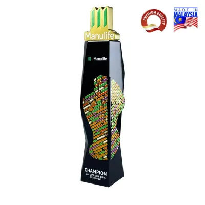 Square Honor Black Acrylic Award 1103