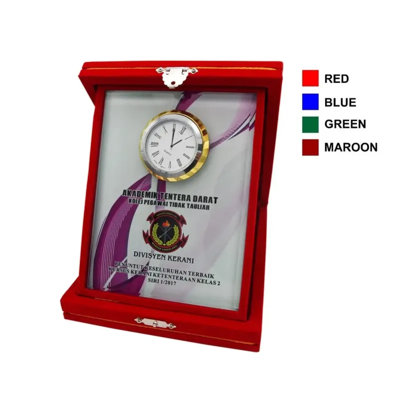 Velvet Box with Crystal Clock 2030 mixed materials wall clocks product image