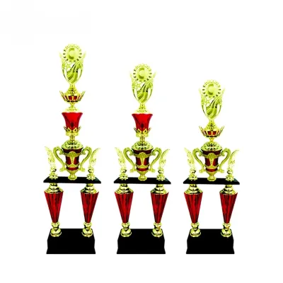 Plastic Trophy (GOLD RED) 2P001