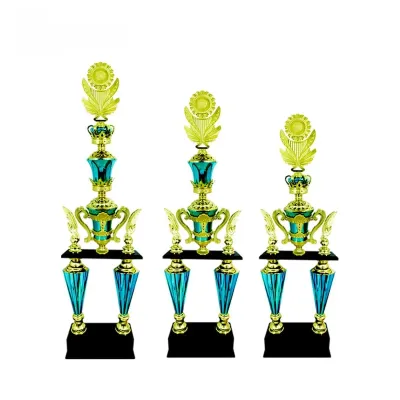 Plastic Trophy (GOLD BLUE) 2P002