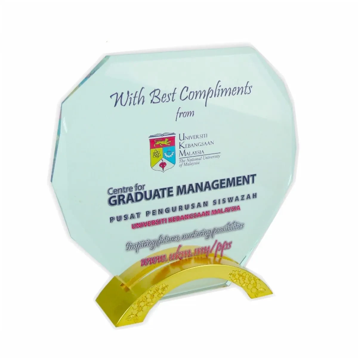 Exclusive Crystal Plaque 3005