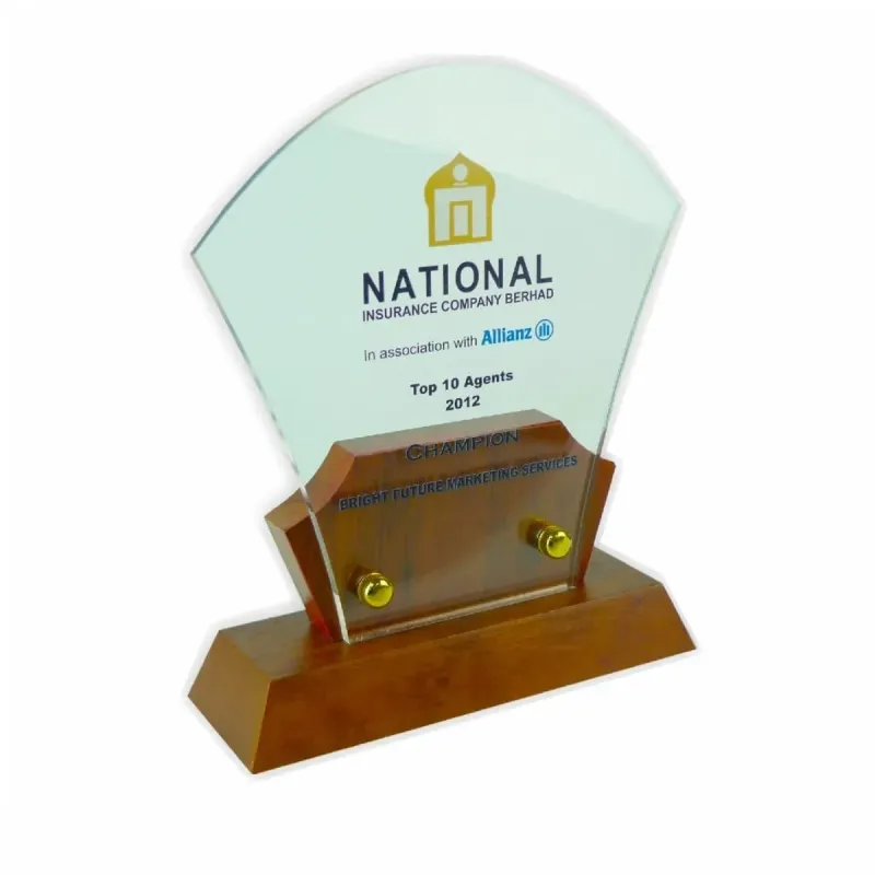 Exclusive Wooden Crystal Plaque 3009 product image