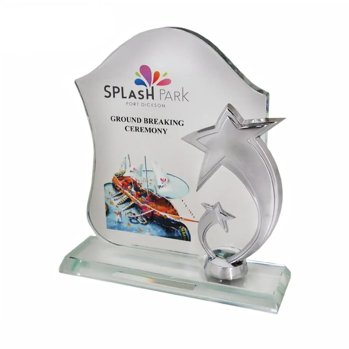 Exclusive Crystal Star Plaque 3055