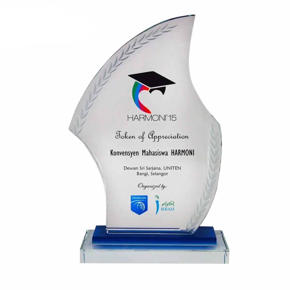 Exclusive Crystal Plaque 3058