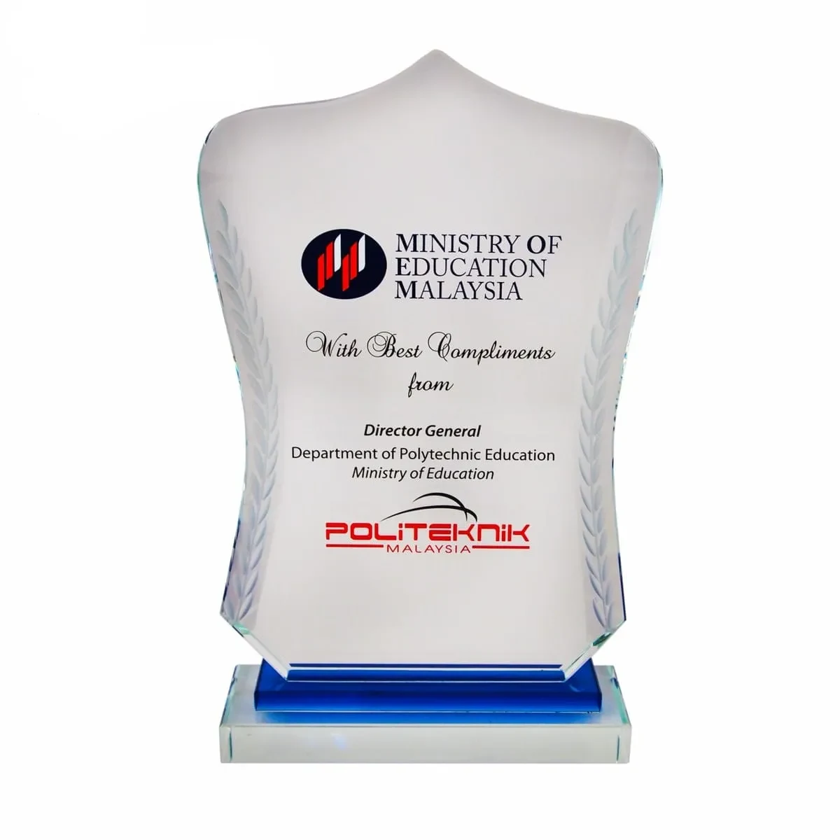 Exclusive Crystal Plaque 3060