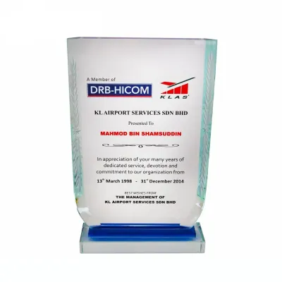 Exclusive Crystal Plaque 3061