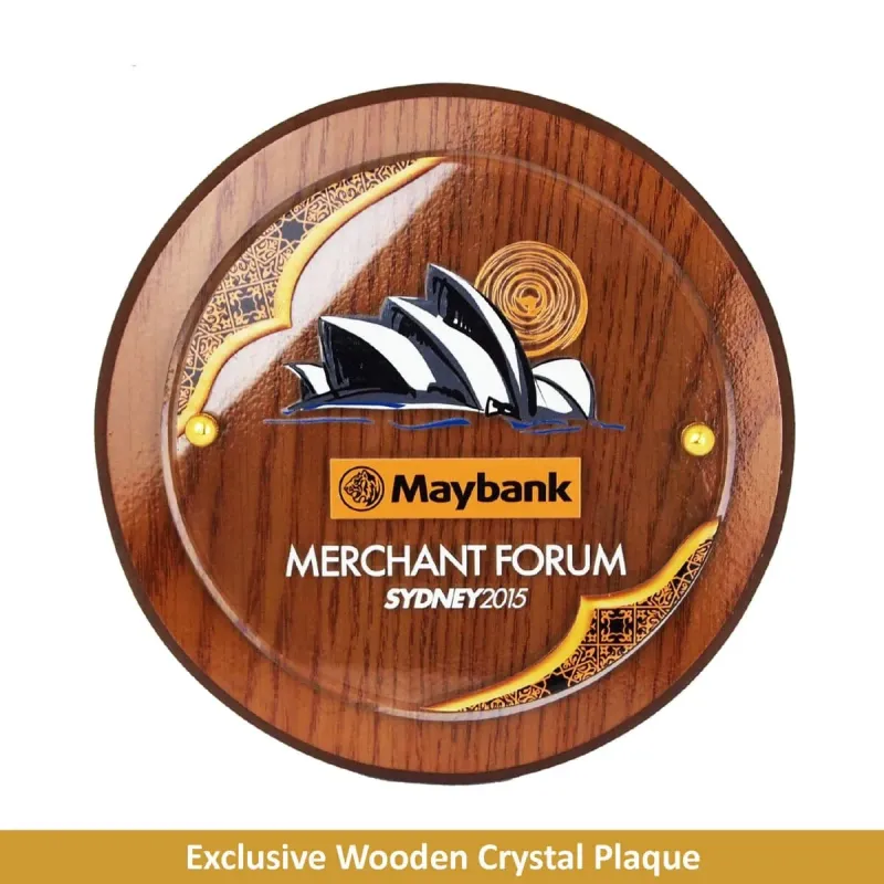 Exclusive Wooden Crystal Plaque 3063 product image
