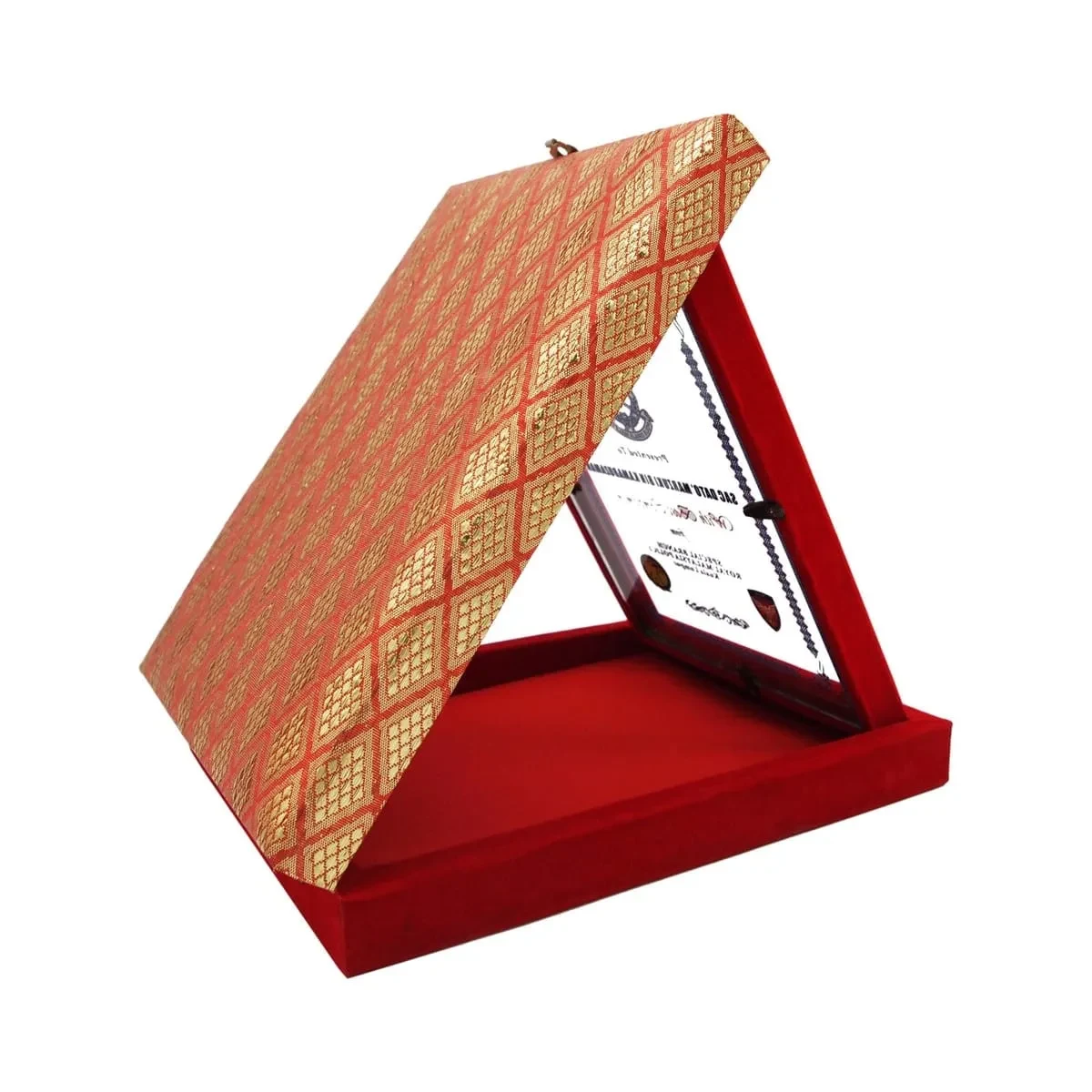 Velvet Songket Box with Crystal Glass 3067 wooden trophies product image 3