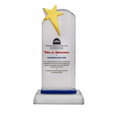 Exclusive Crystal Star Plaque 3084