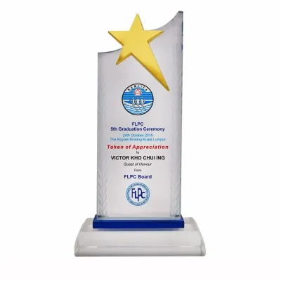 Exclusive Crystal Star Plaque 3085