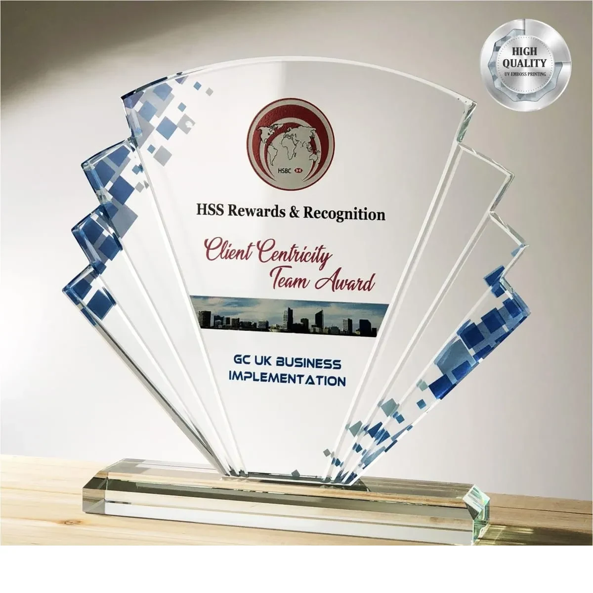 Exclusive Crystal Plaque 3087