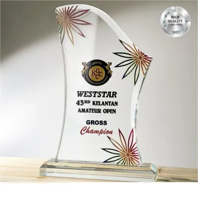 Exclusive Crystal Plaque 3092