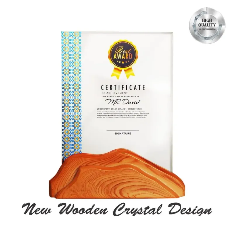 Exclusive Wooden Crystal Plaque 3106 product image