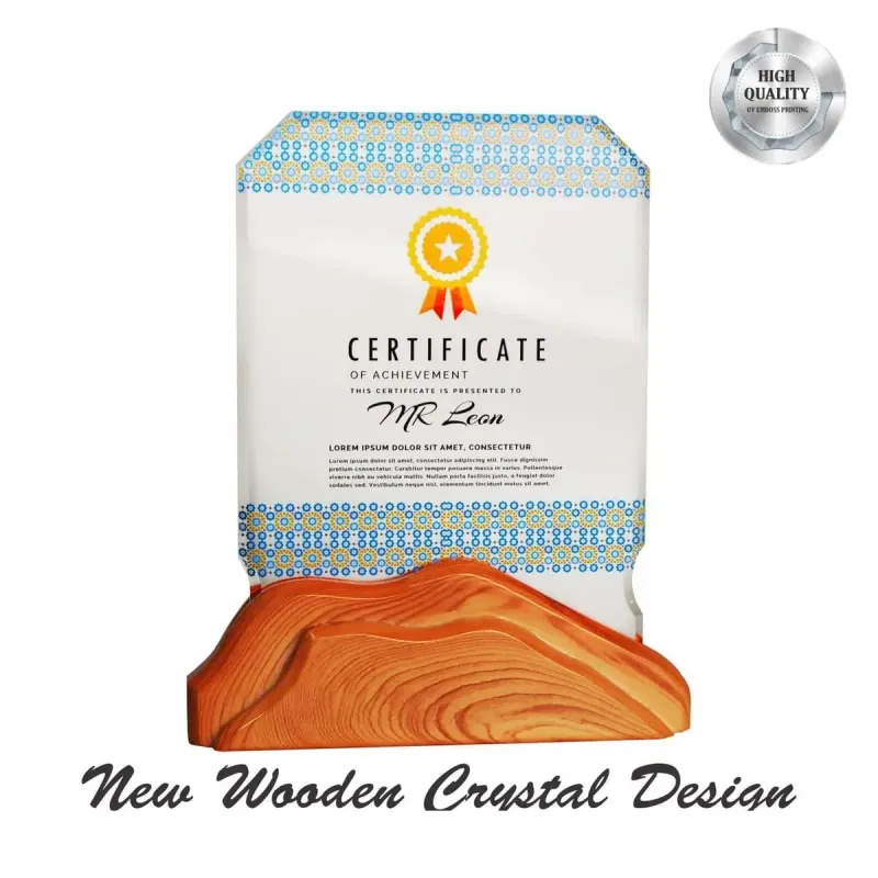 Exclusive Wooden Crystal Plaque 3107 product image
