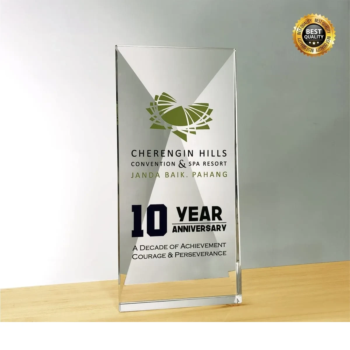 Exclusive Crystal Plaque 3111