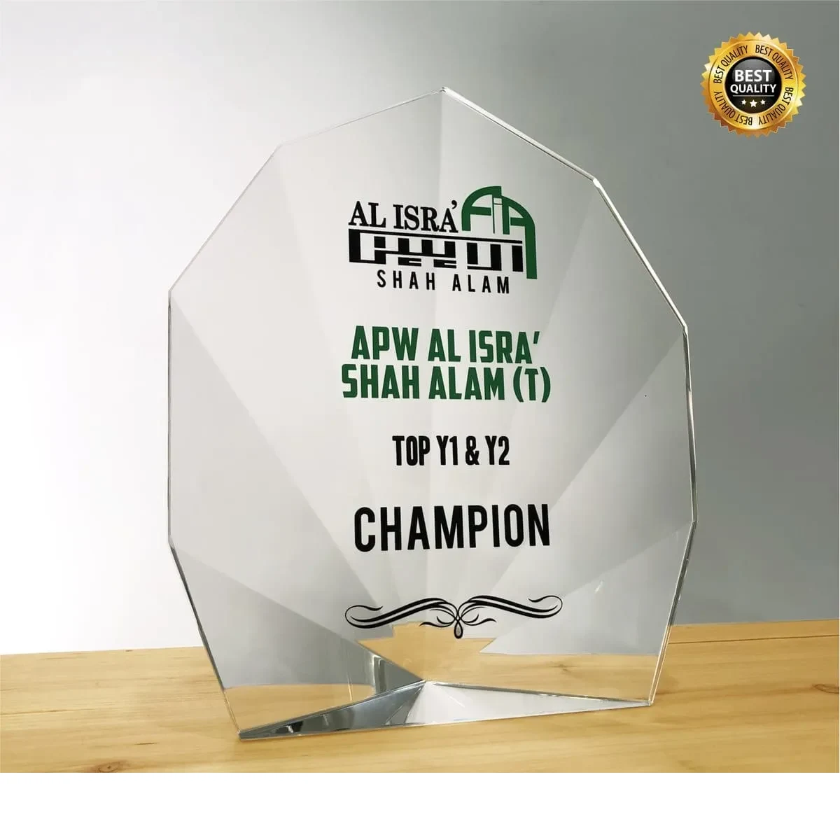 Exclusive Crystal Plaque 3112