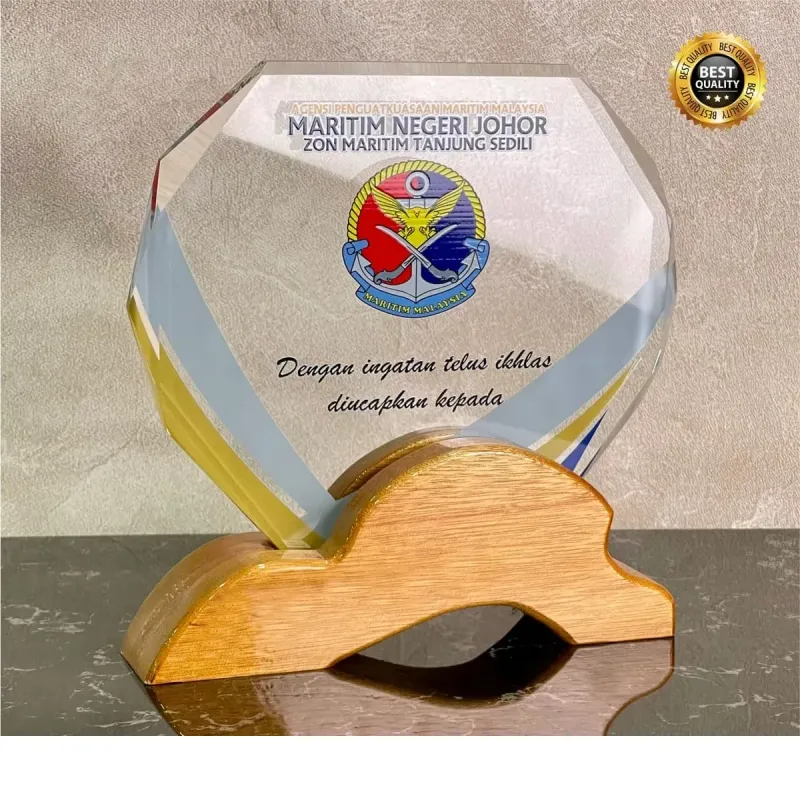 Exclusive Wooden Crystal Plaque 3115 product image