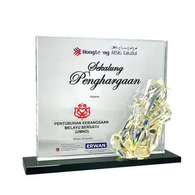 Exclusive Crystal Plaque 3134