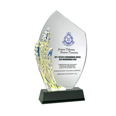 Exclusive Crystal Plaque 3138