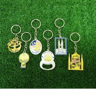 6-in-1 Flag Nail Clipper Keychain (GOLD) 37