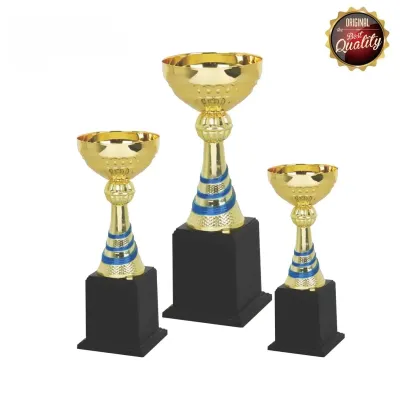 Metal Cup Trophy (GOLD BLUE) 38293