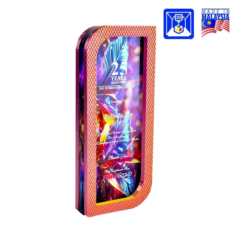 Premium 3D Printed Award 3D18 polymer plastic trophies product image