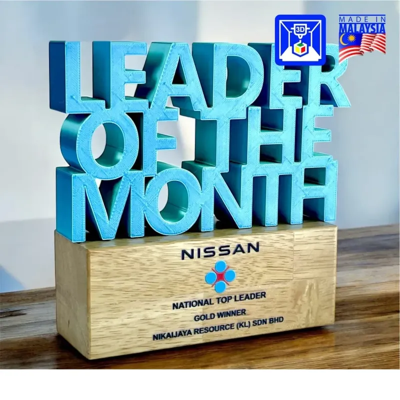 Premium 3D Printed Award 3D26 polymer plastic trophies product image