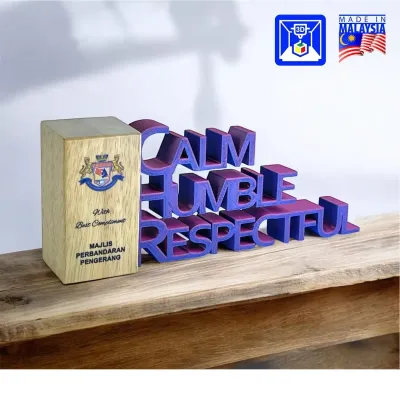 Premium 3D Printed Award 3D30