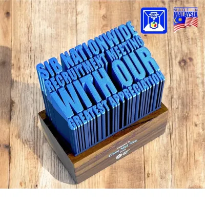 Premium 3D Printed Award 3D35