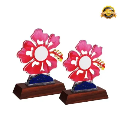 Acrylic Plaque (Hibiscus) 4139